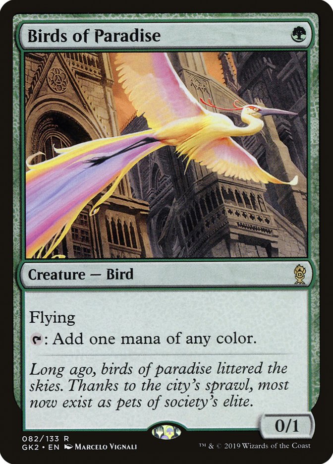 Birds of Paradise [Ravnica Allegiance Guild Kit] | Gamer Loot