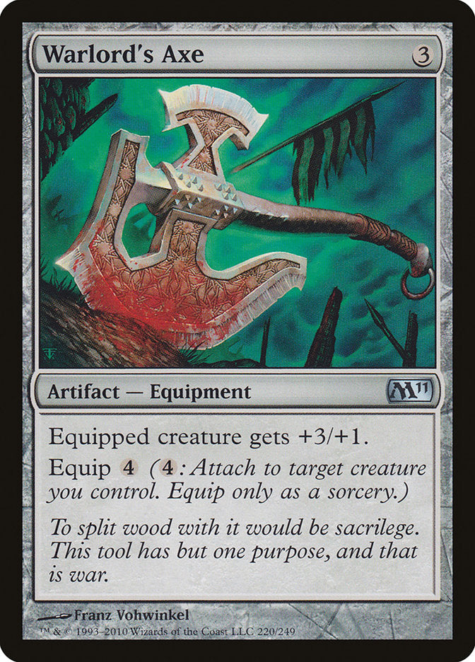 Warlord's Axe [Magic 2011] | Gamer Loot