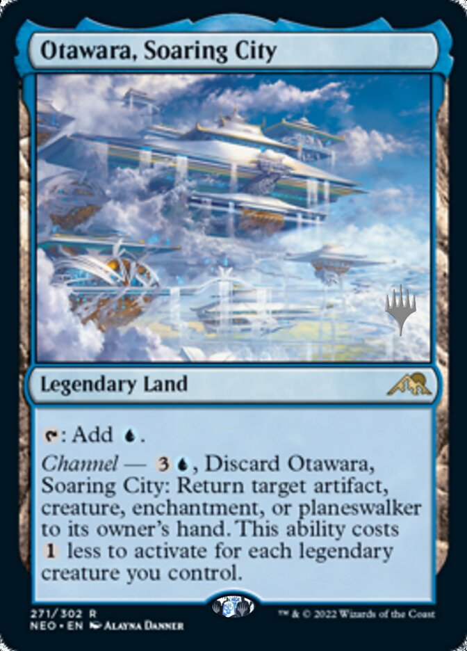 Otawara, Soaring City (Promo Pack) [Kamigawa: Neon Dynasty Promos] | Gamer Loot