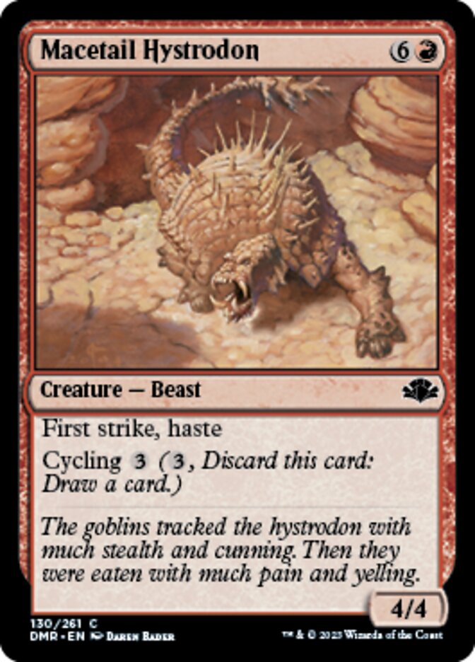 Macetail Hystrodon [Dominaria Remastered] | Gamer Loot
