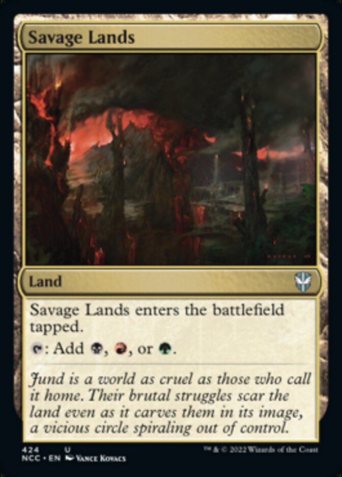 Savage Lands [Streets of New Capenna Commander] | Gamer Loot
