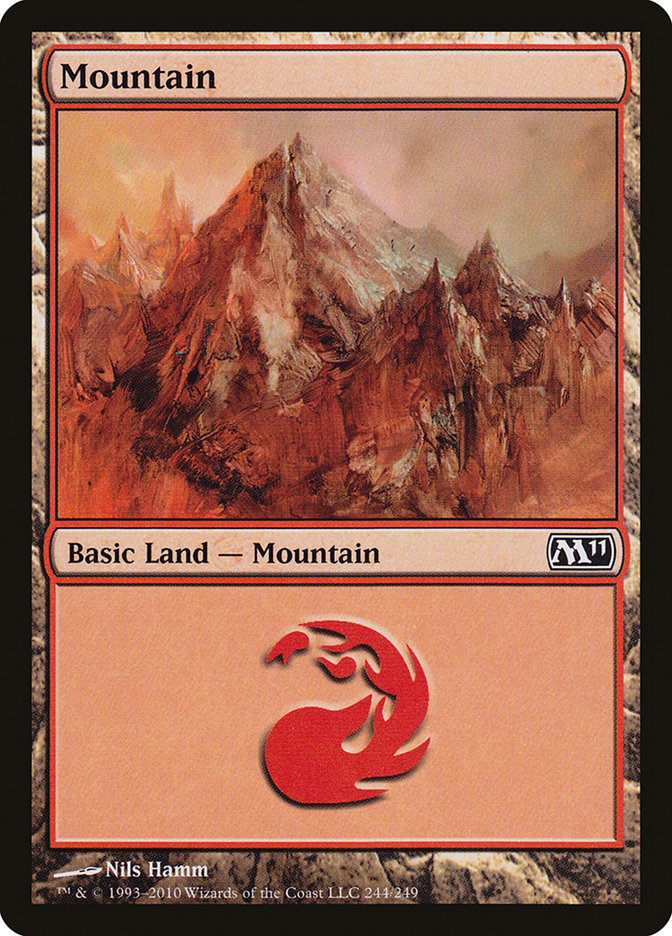 Mountain (244) [Magic 2011] | Gamer Loot