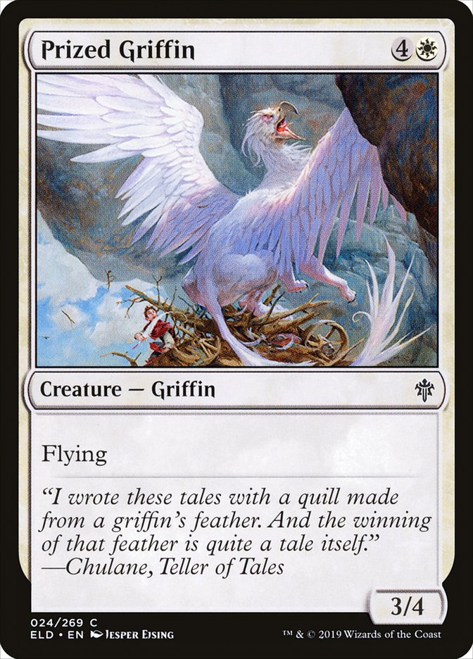Prized Griffin [Throne of Eldraine] | Gamer Loot
