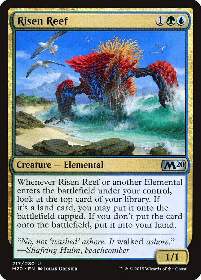 Risen Reef [Core Set 2020] | Gamer Loot