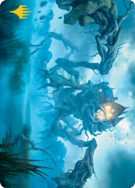 Creeping Inn Art Card (Gold-Stamped Signature) [Innistrad: Midnight Hunt Art Series] | Gamer Loot