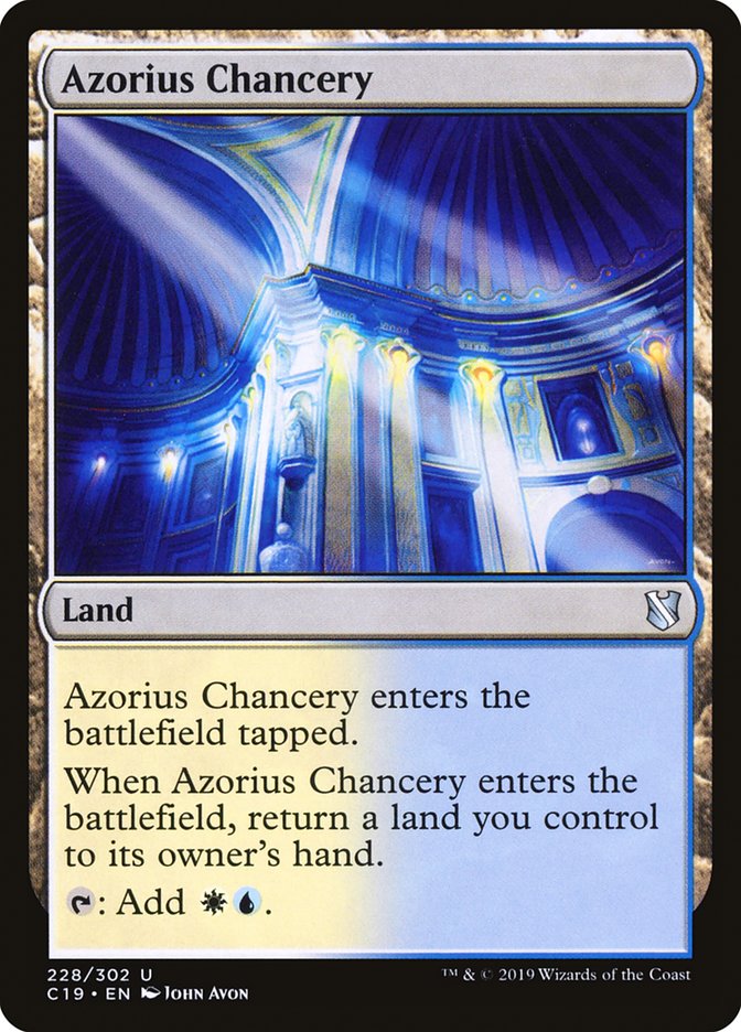 Azorius Chancery [Commander 2019] | Gamer Loot