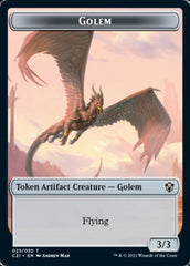 Golem (025) // Thopter Token [Commander 2021 Tokens] | Gamer Loot