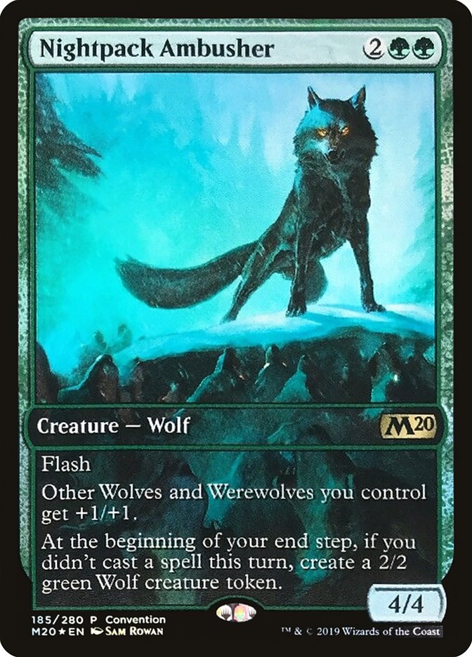 Nightpack Ambusher (Convention) [Core Set 2020 Promos] | Gamer Loot