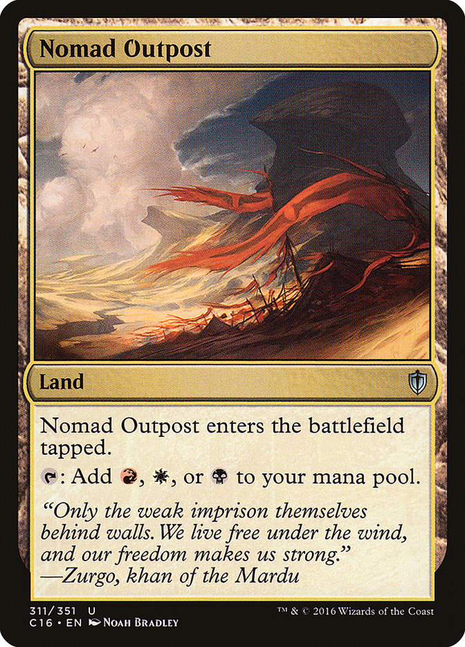 Nomad Outpost [Commander 2016] | Gamer Loot