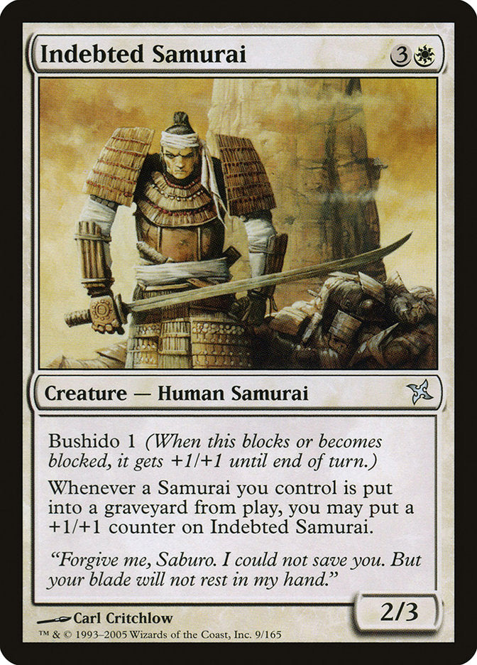 Indebted Samurai [Betrayers of Kamigawa] | Gamer Loot