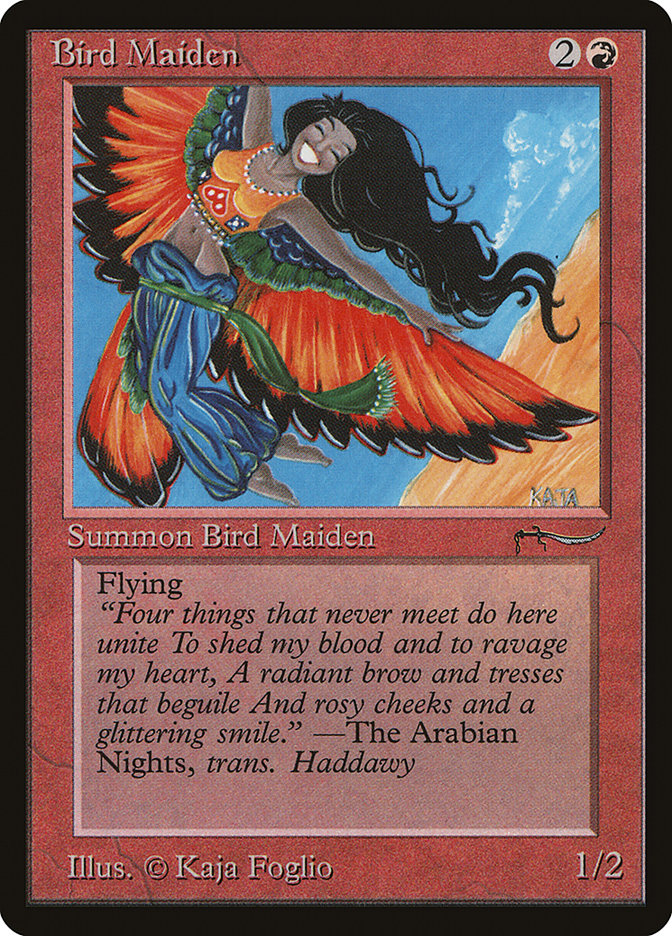 Bird Maiden (Light Mana Cost) [Arabian Nights] | Gamer Loot