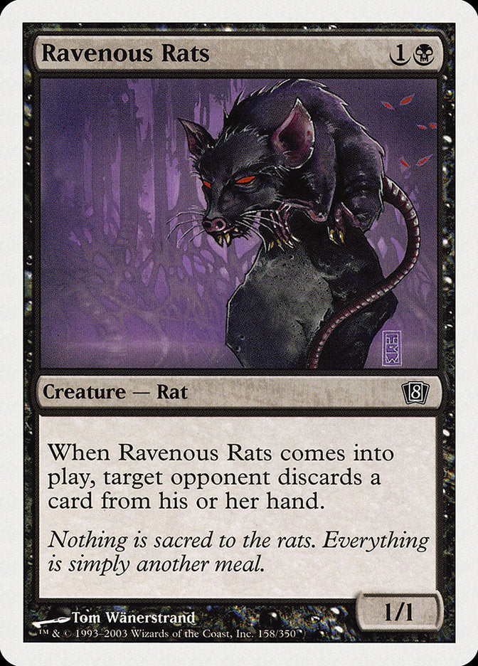 Ravenous Rats [Eighth Edition] | Gamer Loot