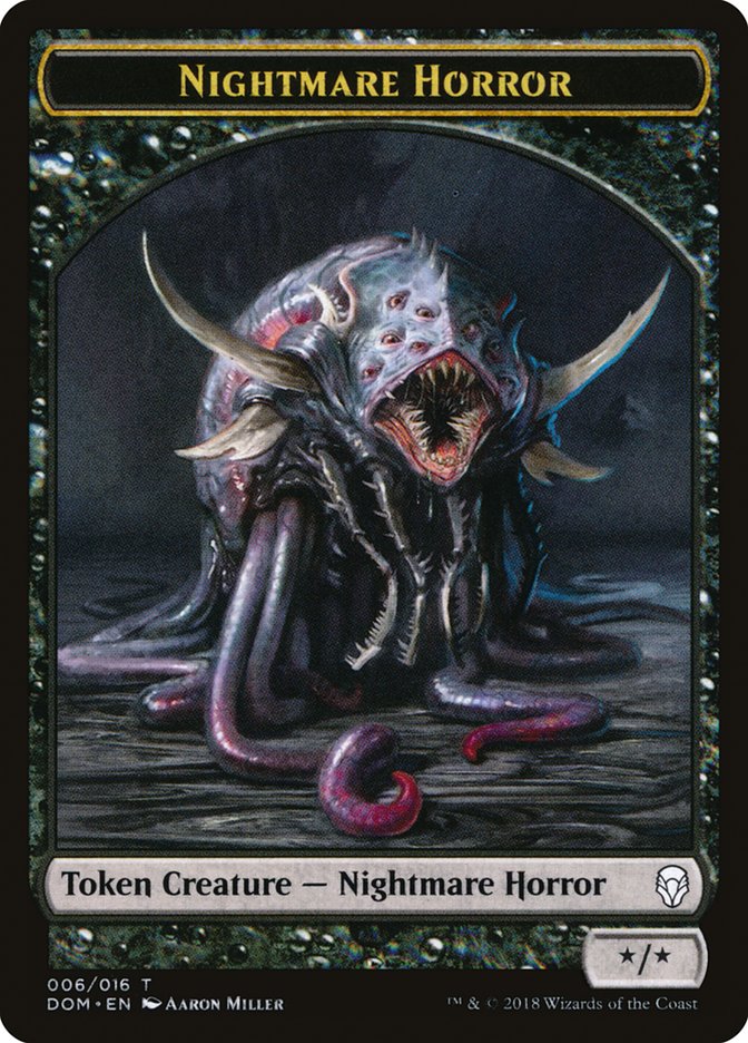 Nightmare Horror [Dominaria Tokens] | Gamer Loot