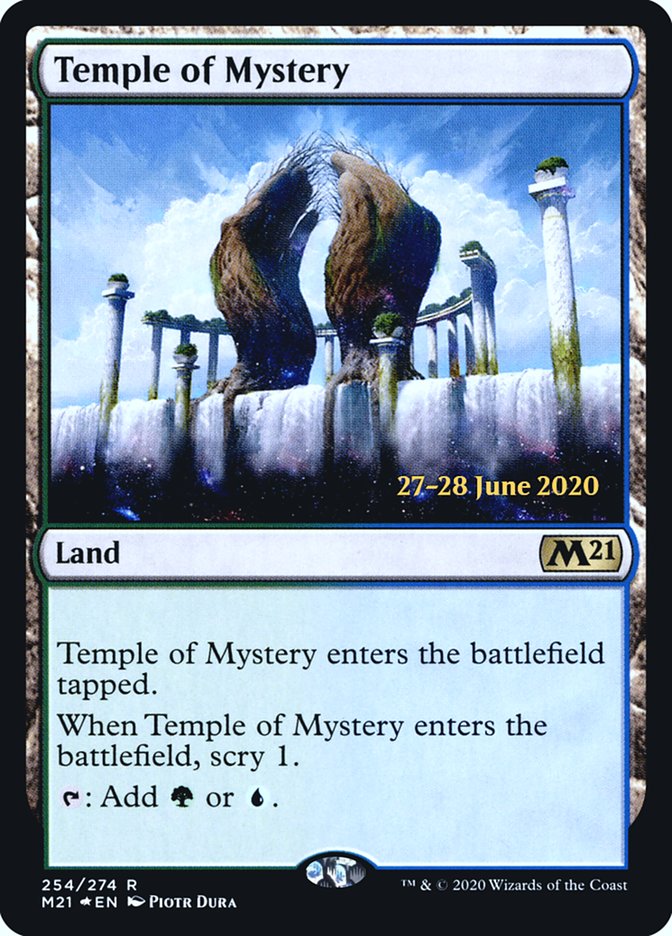 Temple of Mystery  [Core Set 2021 Prerelease Promos] | Gamer Loot