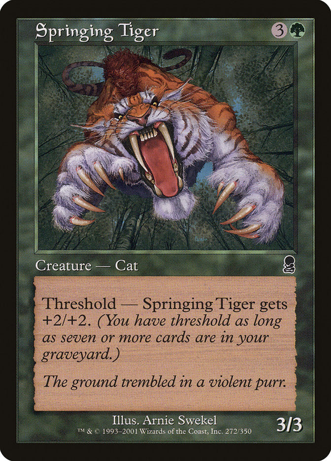 Springing Tiger [Odyssey] | Gamer Loot