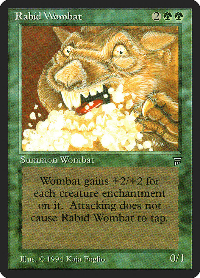 Rabid Wombat [Legends] | Gamer Loot