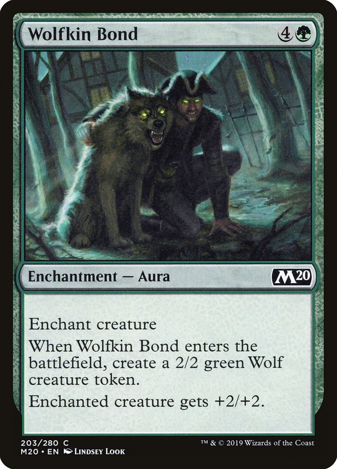 Wolfkin Bond [Core Set 2020] | Gamer Loot