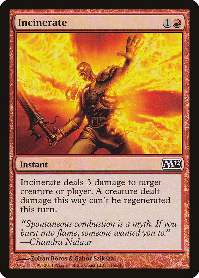 Incinerate [Magic 2012] | Gamer Loot