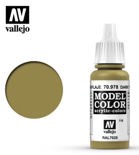 Dark Yellow Vallejo Model Color | Gamer Loot