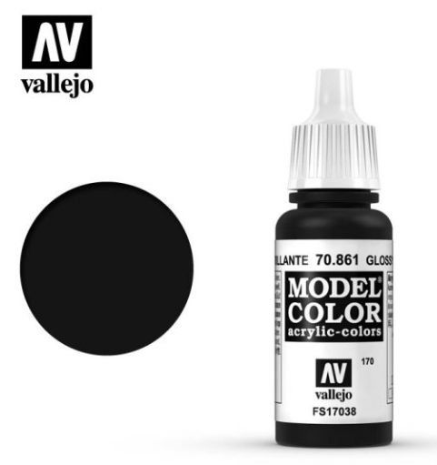 Glossy Black Vallejo Model Color | Gamer Loot