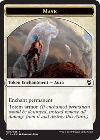 Mask // Soldier Double-sided Token [Commander 2018 Tokens] | Gamer Loot