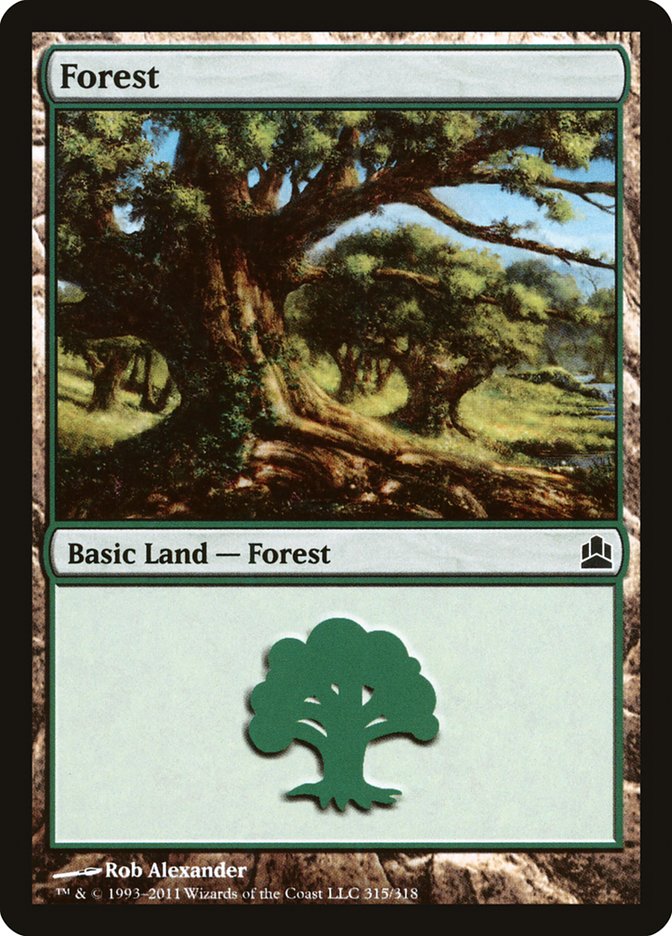 Forest (315) [Commander 2011] | Gamer Loot