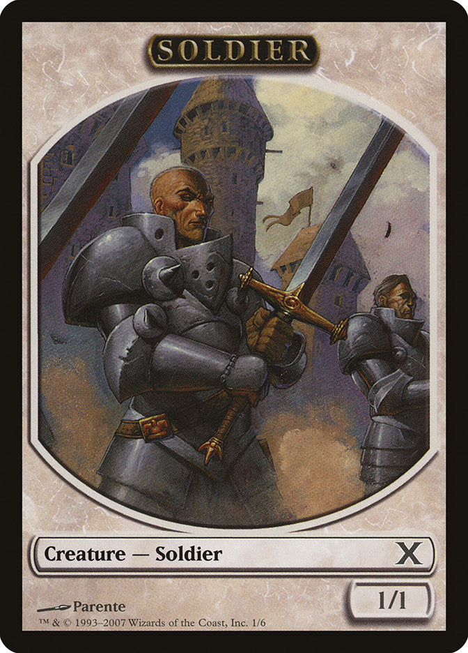 Soldier [Tenth Edition Tokens] | Gamer Loot