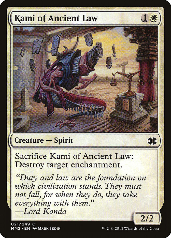 Kami of Ancient Law [Modern Masters 2015] | Gamer Loot