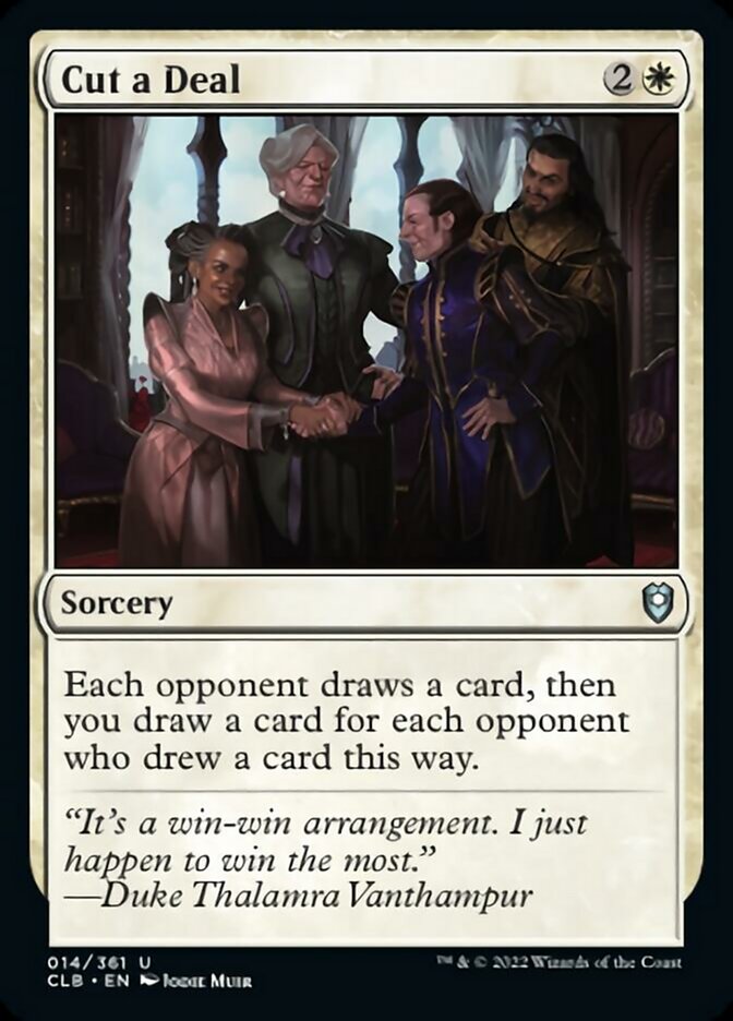 Cut a Deal [Commander Legends: Battle for Baldur's Gate] | Gamer Loot