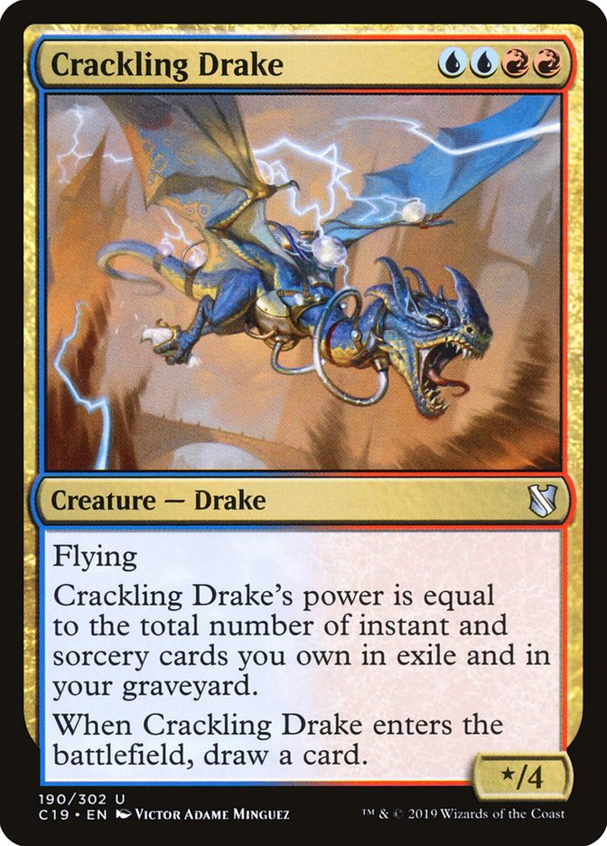 Crackling Drake [Commander 2019] | Gamer Loot