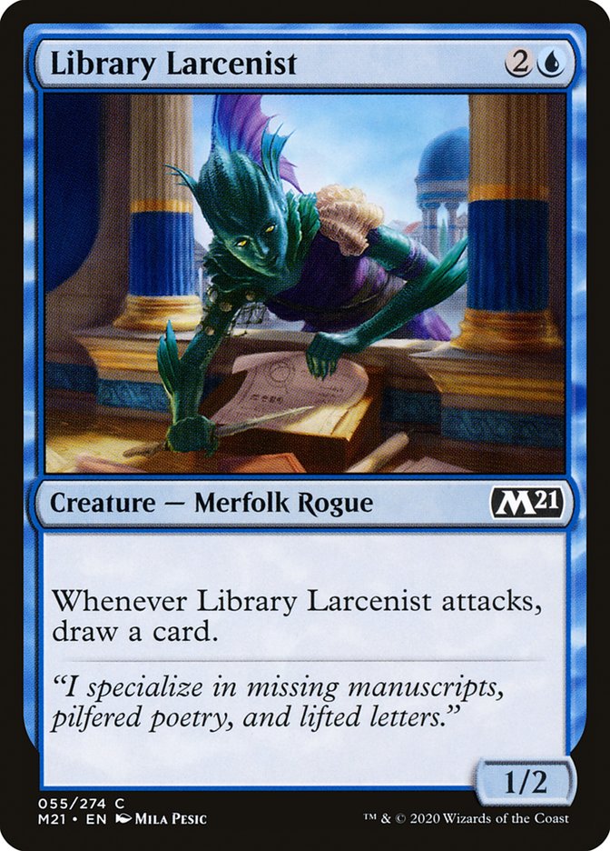 Library Larcenist [Core Set 2021] | Gamer Loot