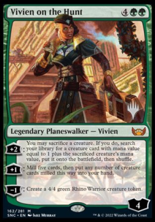 Vivien on the Hunt (Promo Pack) [Streets of New Capenna Promos] | Gamer Loot