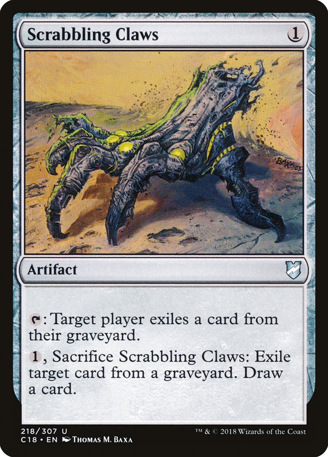 Scrabbling Claws [Commander 2018] | Gamer Loot