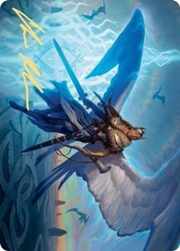 Righteous Valkyrie Art Card (Gold-Stamped Signature) [Kaldheim: Art Series] | Gamer Loot