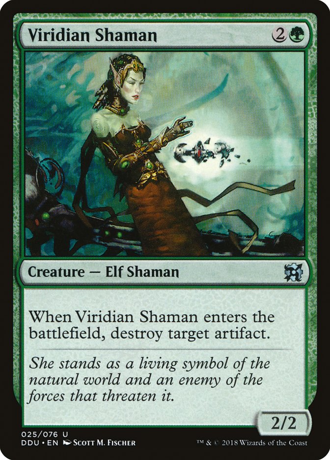 Viridian Shaman [Duel Decks: Elves vs. Inventors] | Gamer Loot