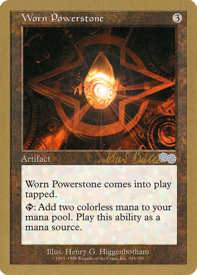 Worn Powerstone (Kai Budde) [World Championship Decks 1999] | Gamer Loot