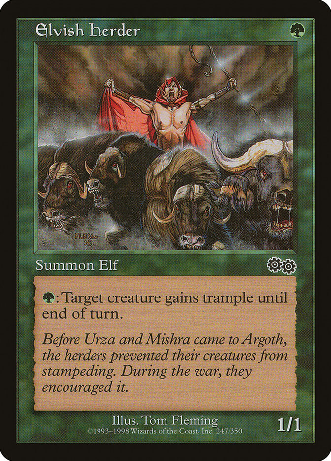 Elvish Herder [Urza's Saga] | Gamer Loot