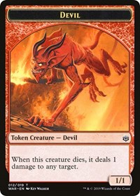 Devil // Satyr Double-sided Token (Challenger 2020) [Unique and Miscellaneous Promos] | Gamer Loot