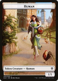 Human Double-sided Token (Challenger 2020) [Unique and Miscellaneous Promos] | Gamer Loot