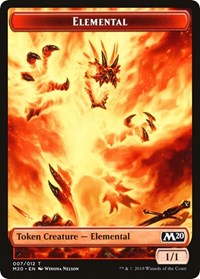 Elemental // Satyr Double-sided Token (Challenger 2020) [Unique and Miscellaneous Promos] | Gamer Loot