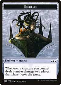 Vraska Emblem // Human Double-sided Token (Challenger 2020) [Unique and Miscellaneous Promos] | Gamer Loot