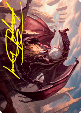 Velomachus Lorehold Art Card (Gold-Stamped Signature) [Strixhaven: School of Mages Art Series] | Gamer Loot