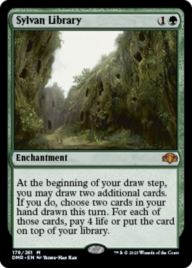 Sylvan Library [Dominaria Remastered] | Gamer Loot