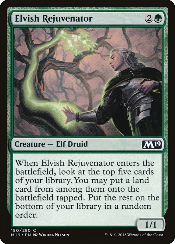 Elvish Rejuvenator [Core Set 2019] | Gamer Loot