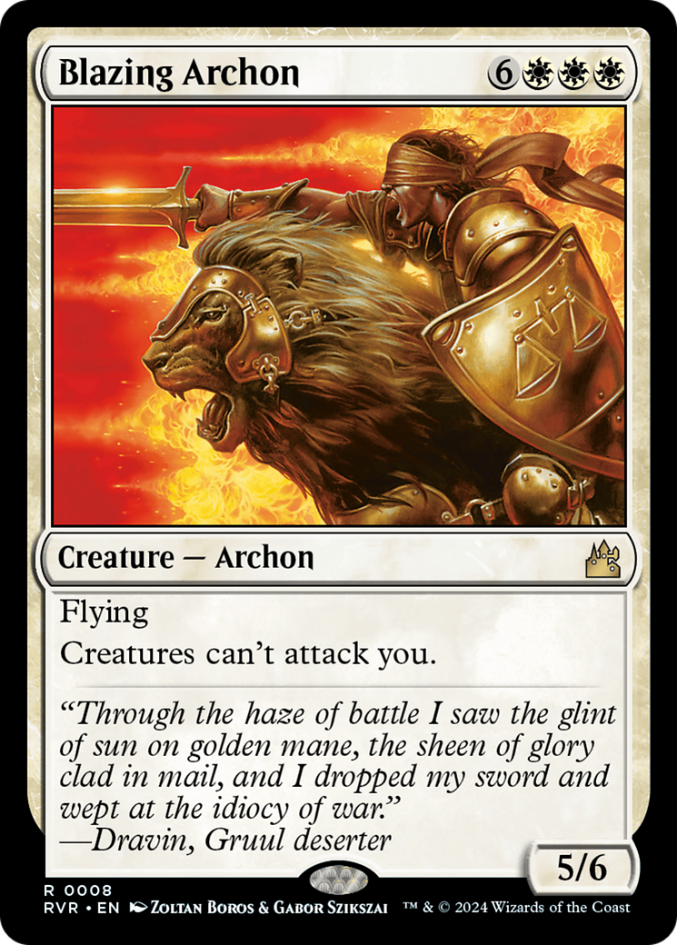 Blazing Archon [Ravnica Remastered] | Gamer Loot