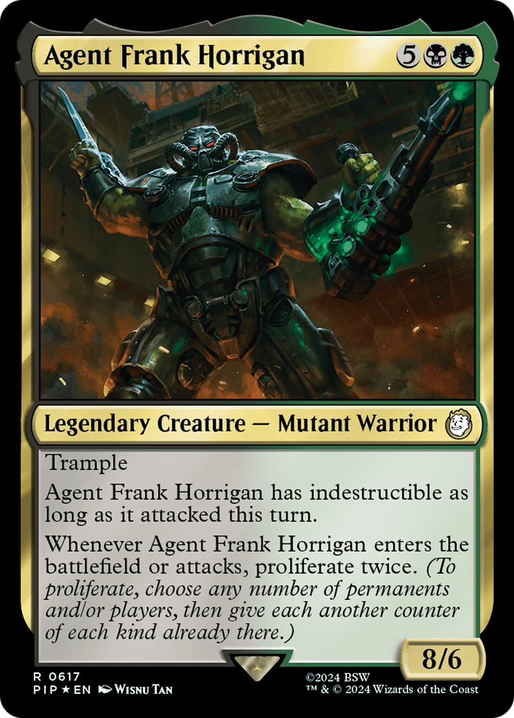 Agent Frank Horrigan (Surge Foil) [Fallout] | Gamer Loot