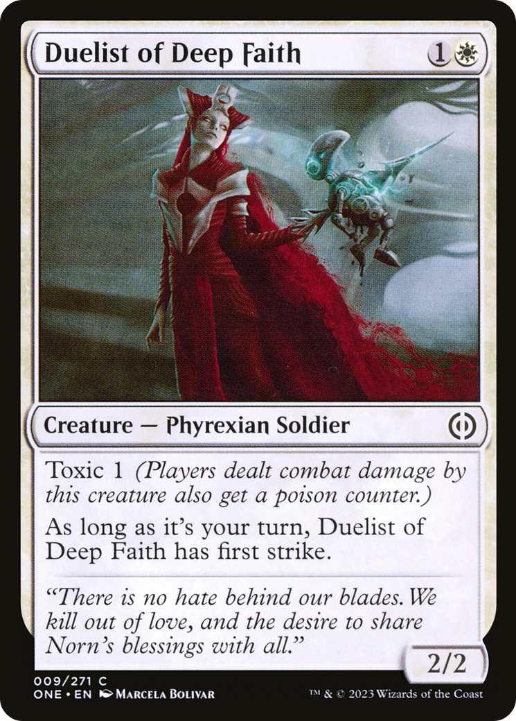 Duelist of Deep Faith [Phyrexia: All Will Be One] | Gamer Loot