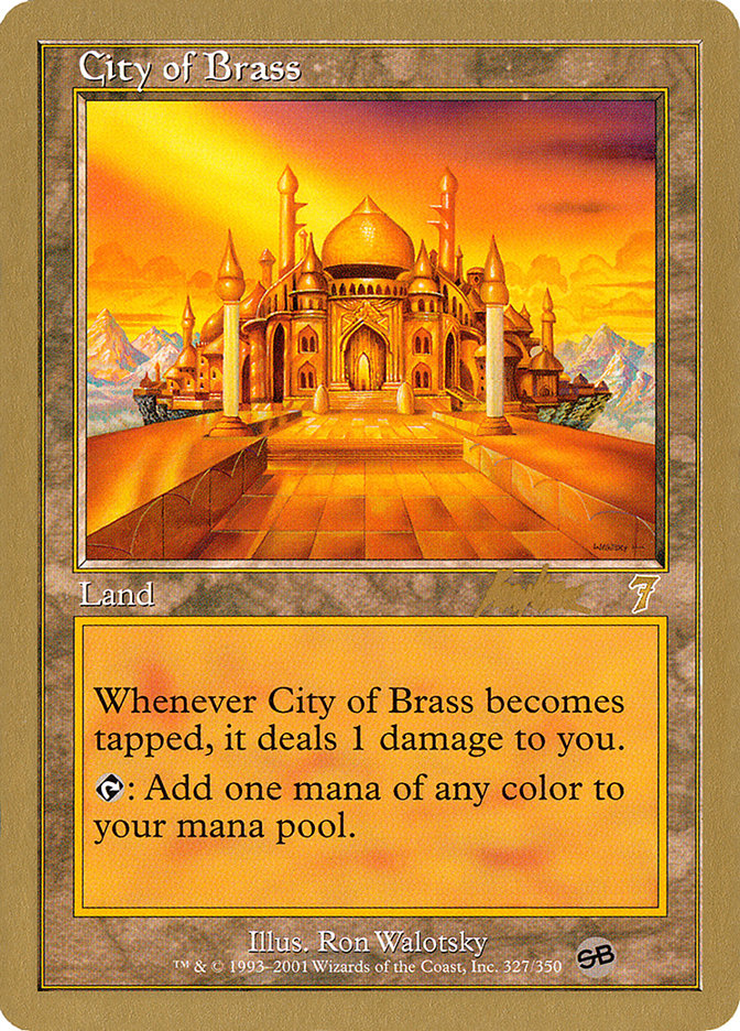 City of Brass (Brian Kibler) (SB) [World Championship Decks 2002] | Gamer Loot