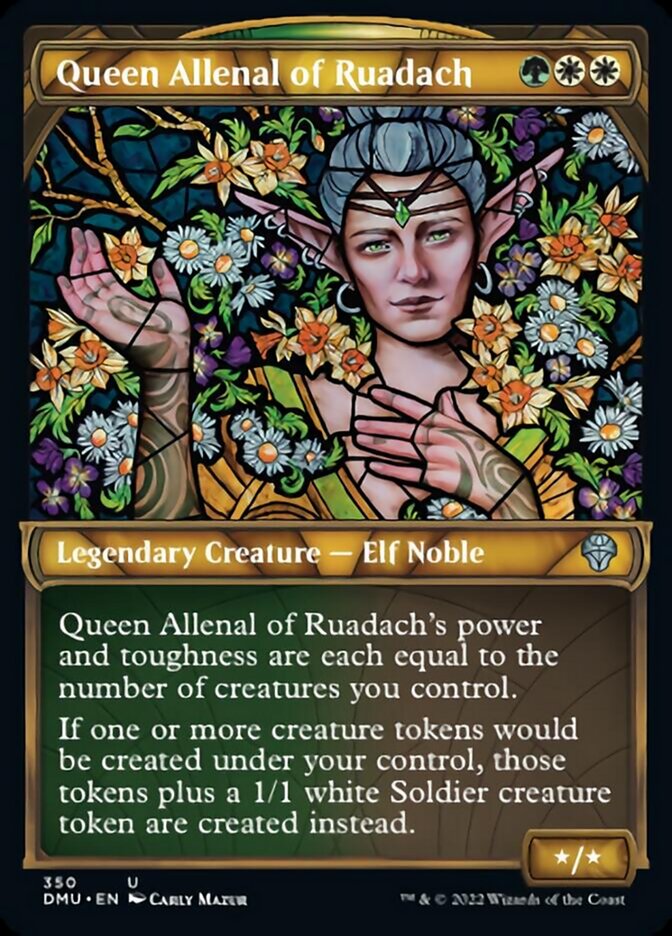 Queen Allenal of Ruadach (Showcase Textured) [Dominaria United] | Gamer Loot