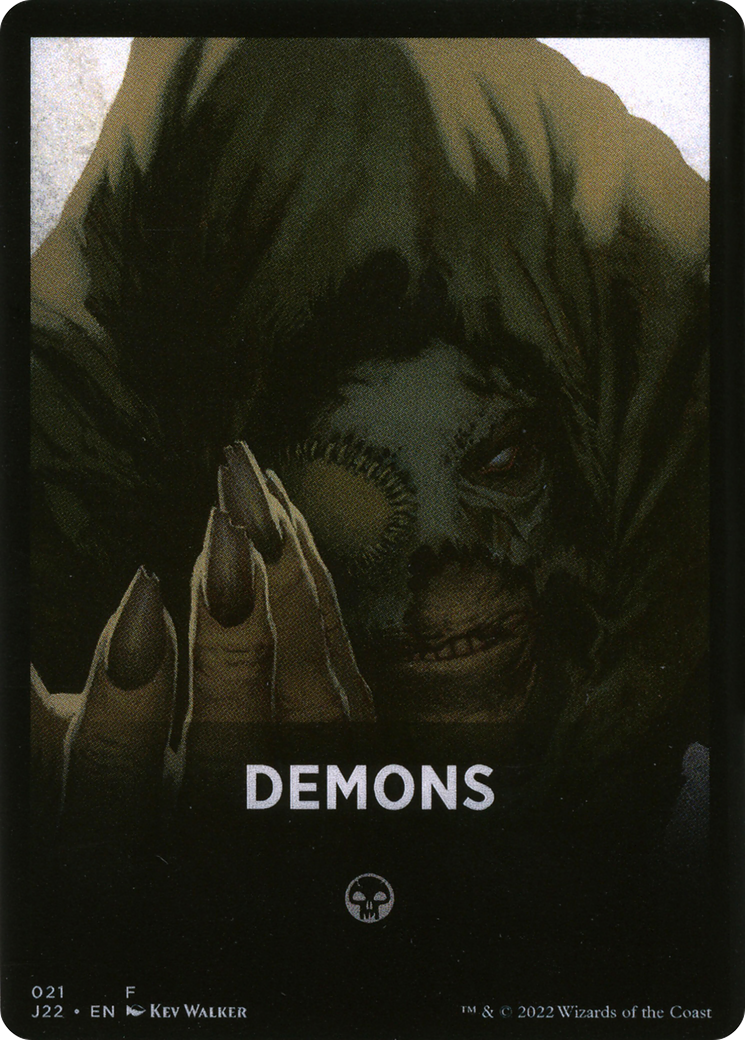 Demons Theme Card [Jumpstart 2022 Front Cards] | Gamer Loot